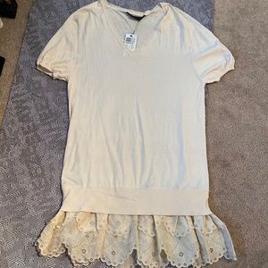 BNWT BCBG Vneck Sweater Dress